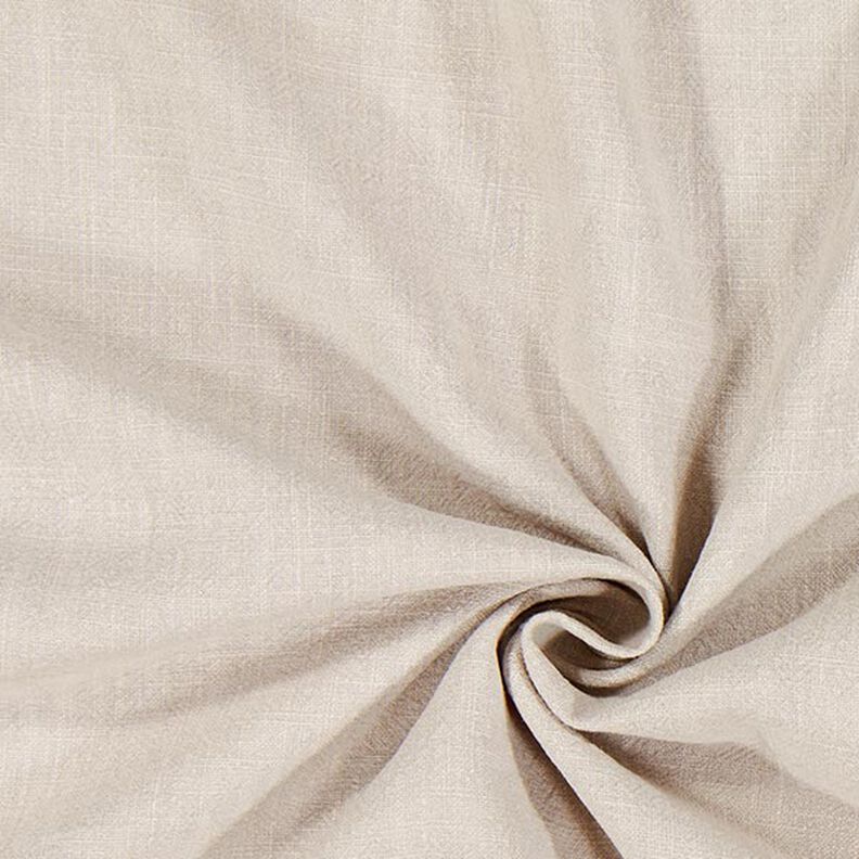 Ramie Linnen stof stone washed, zware kwaliteit – lichtbeige,  image number 1
