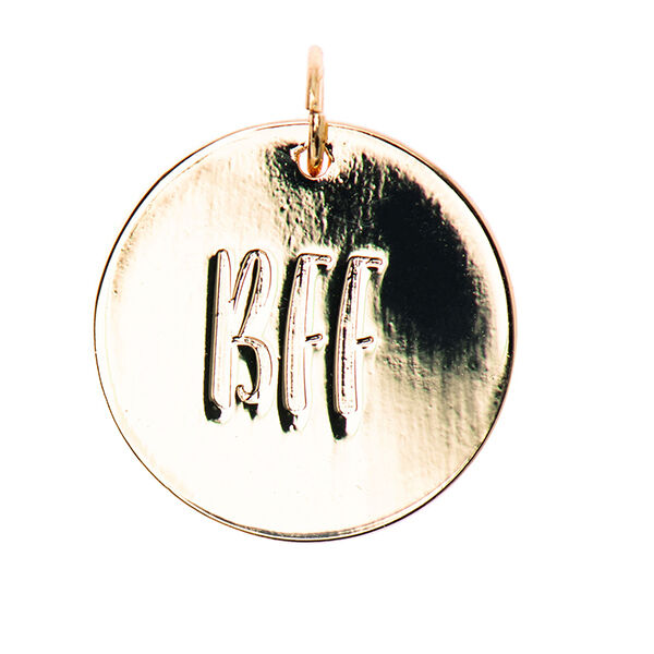 Hanger BFF [Ø17 mm] | Rico Design – goud metalen,  image number 1