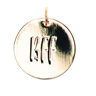 Hanger BFF [Ø17 mm] | Rico Design – goud metalen,  thumbnail number 1
