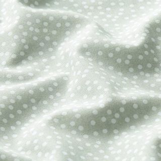 Katoenen stof Cretonne Onregelmatige punten – pastelgroen | Stofrestant 50cm, 