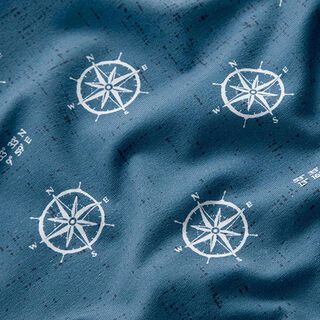 GOTS Katoenjersey Kompas | Tula – jeansblauw, 