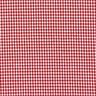 Katoenen stof Vichy ruit 0,2 cm – rood/wit,  thumbnail number 1