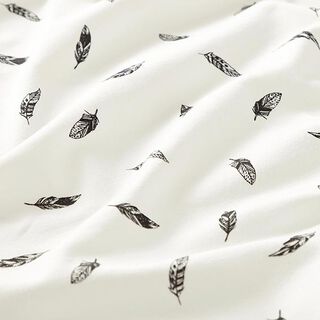 Katoenjersey Veren – ecru, 