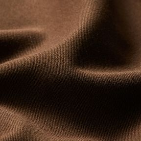 Bi-stretch gabardine – donkerbruin, 