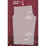 Viscose Voile groot bloemenrandontwerp Panel – petroleum,  thumbnail number 8