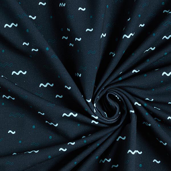 GOTS Katoen Sweatshirt Oceaangolven | Tula Kids – navy, image number 3