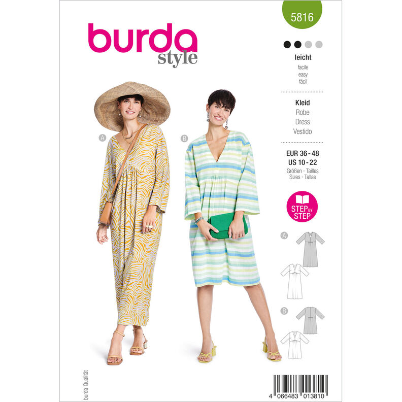 Jurk | Burda 5816 | 36-48,  image number 1