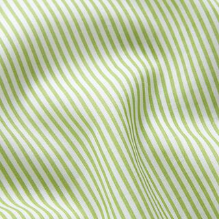 Lichte Tencel stof fijne strepen – groen/wit, 