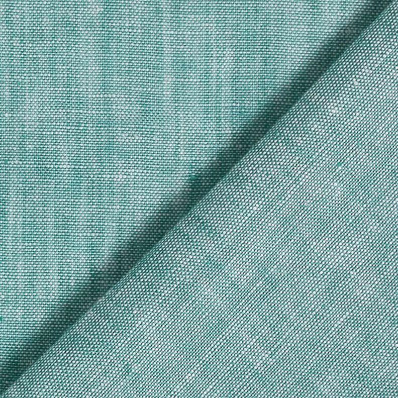 Half linnen melange – aquablauw,  image number 4