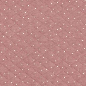 Doubleface Punten – donker oudroze | Stofrestant 70cm, 