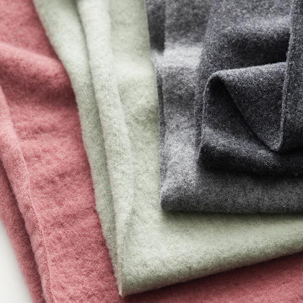 GOTS Merino wolfleece kbT biologische wol | Albstoffe – grijs, image number 7
