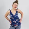 FRAU MAYA - zomertop met knoopsluiting, Studio Schnittreif | XS - L,  thumbnail number 2