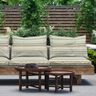 Outdoorstof Canvas Punten – eucalyptus/lichtbruin,  thumbnail number 5