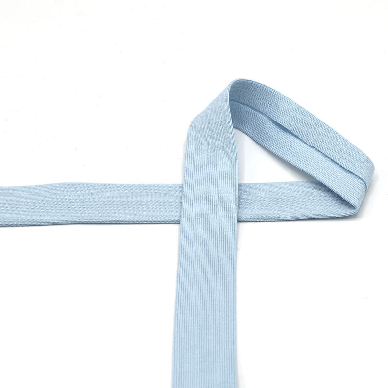 Biasband Katoenjersey [20 mm] – lichtblauw,  image number 2