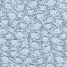 Katoenmix Jersey Olifantenzwerm – zilverblauw,  thumbnail number 1