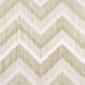 Decostof Half panama Chevron &ndash; natuur/duingeel, 