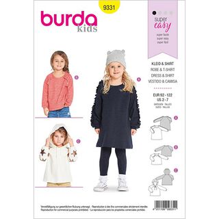Shirtjurk | Sweater | Hoody, Burda 9331 | 92 - 122, 