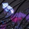 Katoenjersey Winteruil Panel | Glitzerpüppi – zwart/druif,  thumbnail number 2