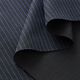 Jersey Punto di Milano naaldstrepen – zwart/indigo,  thumbnail number 3