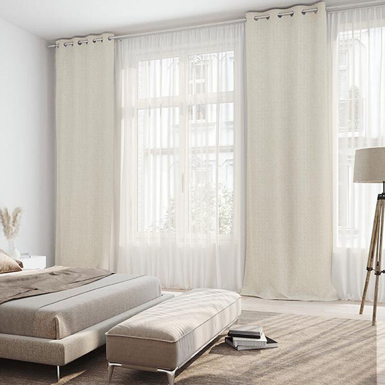 Decostof Jacquard Bladeren – beige,  image number 4