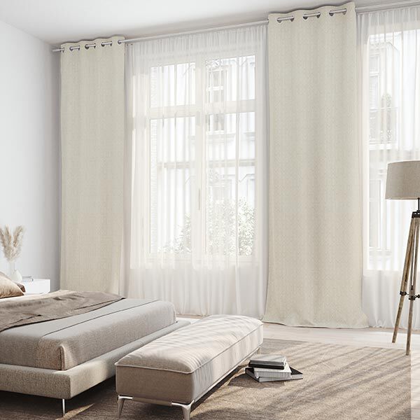 Decostof Jacquard Bladeren – beige, image number 4