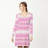 Viscosejersey gecrasht – wit/pink,  thumbnail number 6