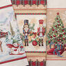 Decopaneel Gobelin Sneeuwman – karmijnrood/lichtbeige,  thumbnail number 5