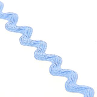 Gekartelde vlecht [12 mm] – babyblauw, 