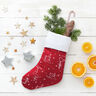 Decostof Canvas Kerstgroet – rood/wit,  thumbnail number 6