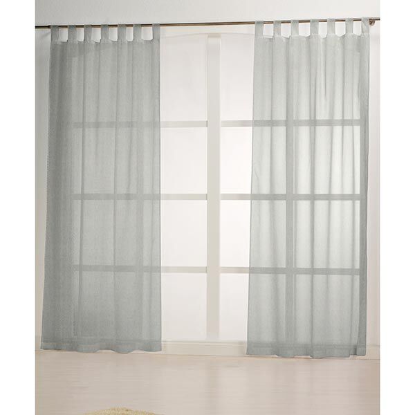 Gordijnstof voile linnenlook 300 cm – lichtgrijs,  image number 5