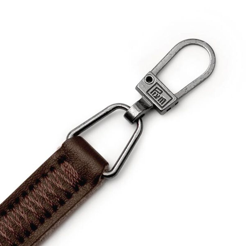 Fashion zipper imitatieleer [ 55 x 9 x 3 mm ] | Prym – bruin,  image number 3