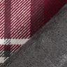 Jasstof met bonten detail geruit – bordeauxrood/leigrijs,  thumbnail number 4