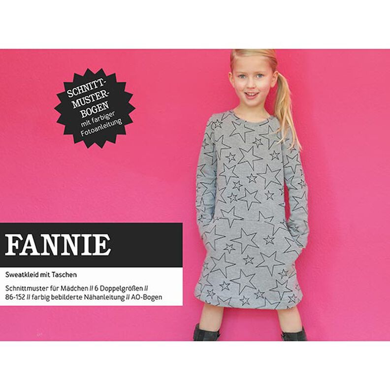 FANNIE - sweaterjurk met zakken, Studio Schnittreif  | 86 - 152,  image number 1