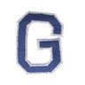 Applicatie letter G [ Hoogte: 4,6 cm ] – marineblauw,  thumbnail number 1