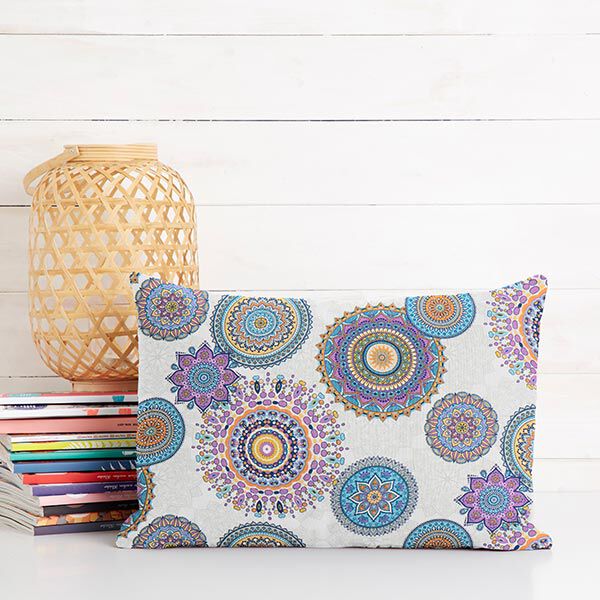 Decostof Canvas Mandala – blauw, image number 6