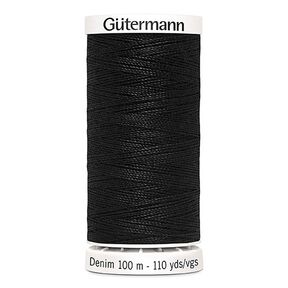 Jeansdraad [1000] | 100 m | Gütermann – zwart, 