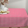 Katoenen stof Vichy ruit 1,7 cm – rood/wit,  thumbnail number 7