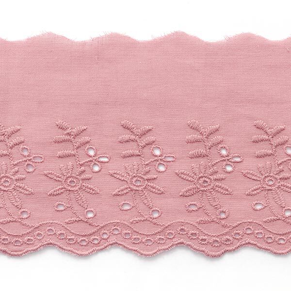 Feston kanten band bloemen [ 9 cm ] – roze,  image number 1