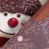 Panel Gobelin Sneeuwman trio – lichtbeige,  thumbnail number 4
