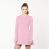 Licht katoenen sweatstof effen – roze,  thumbnail number 6