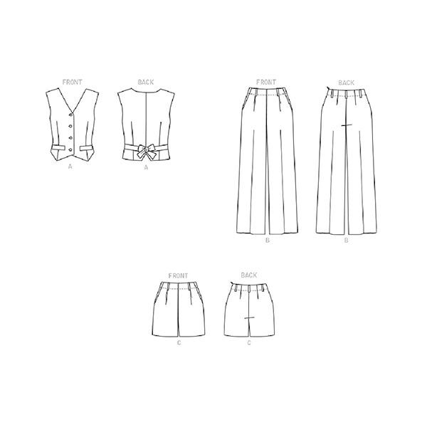 vest / broek / korte broek | Butterick 6901 | 42-50, image number 5