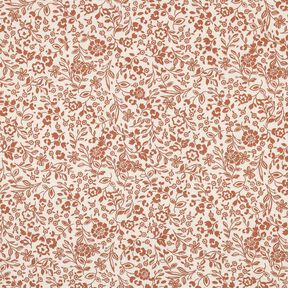 Mousseline/dubbel gehaakte stoffen tweekleurige bloemen  | Poppy Fabrics – lichtbeige/karamel, 