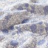 Mousseline/dubbel gehaakte stoffen blauwe bloemen – wit/stralend blauw,  thumbnail number 2