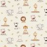 Katoenpopeline Baby jungledieren Digitaal printen – beige,  thumbnail number 1