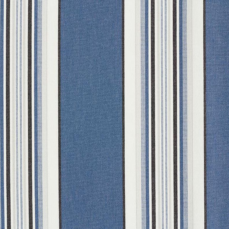 Luifelstof Brede en smalle strepen – jeansblauw/wit,  image number 1