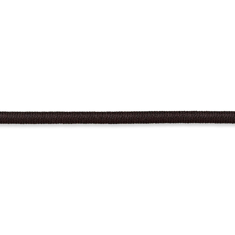 Gummikoord [Ø 3 mm] – zwartbruin,  image number 1