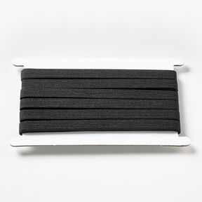 Gladde elastiekband [5 m | 10 mm] – zwart, 