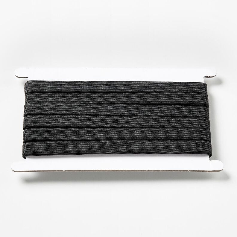 Gladde elastiekband [5 m | 10 mm] – zwart,  image number 1