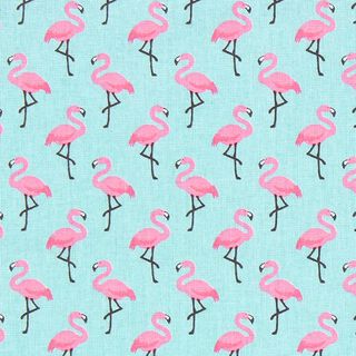 Gecoate katoen flamingo, 