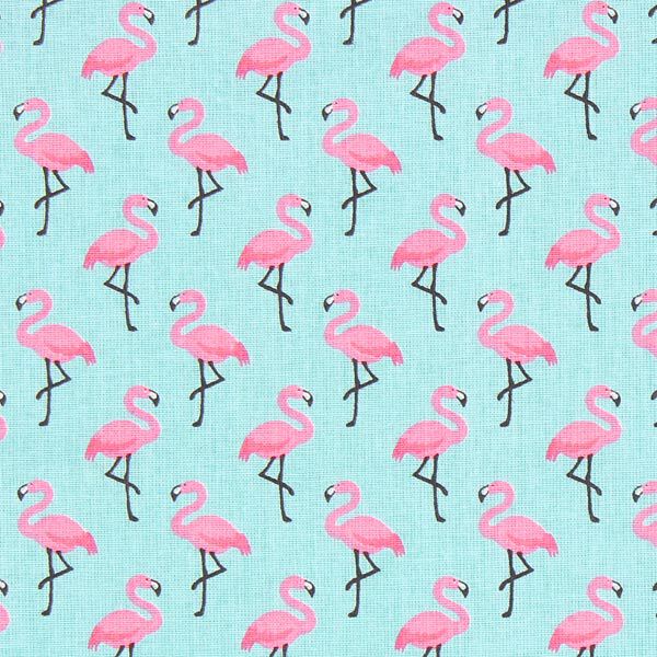 Gecoate katoen flamingo,  image number 1